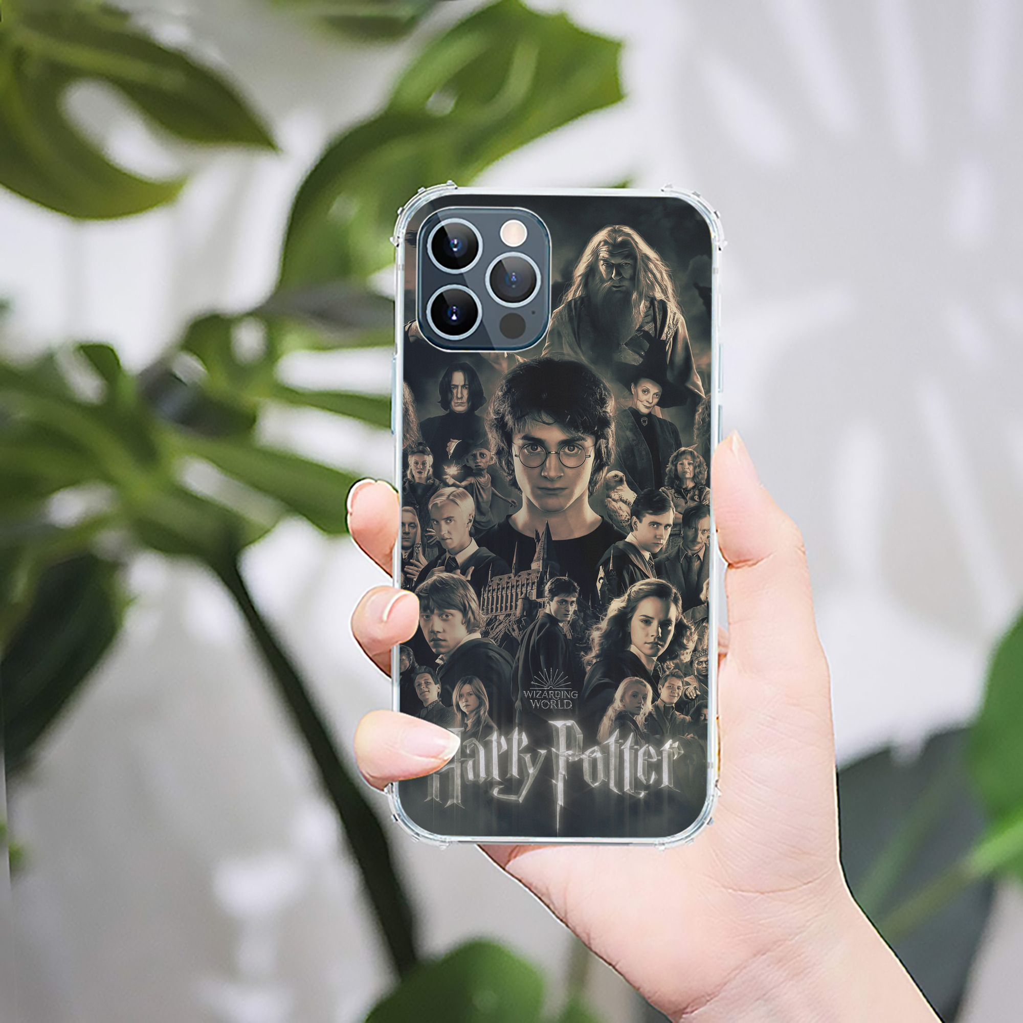 （画像用） Harry Potter ハリー・ポッターシリーズ 【iPhone 12シリーズ対応】透明スマホケース（クリアソフトケース）